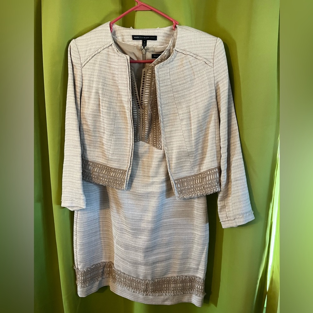 White House Black Market Dress with Blazer